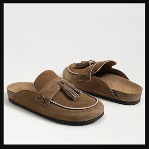 Sam Edelman Astrid Mule Shoe, Women's Size 11 - Terra Toffee Suede